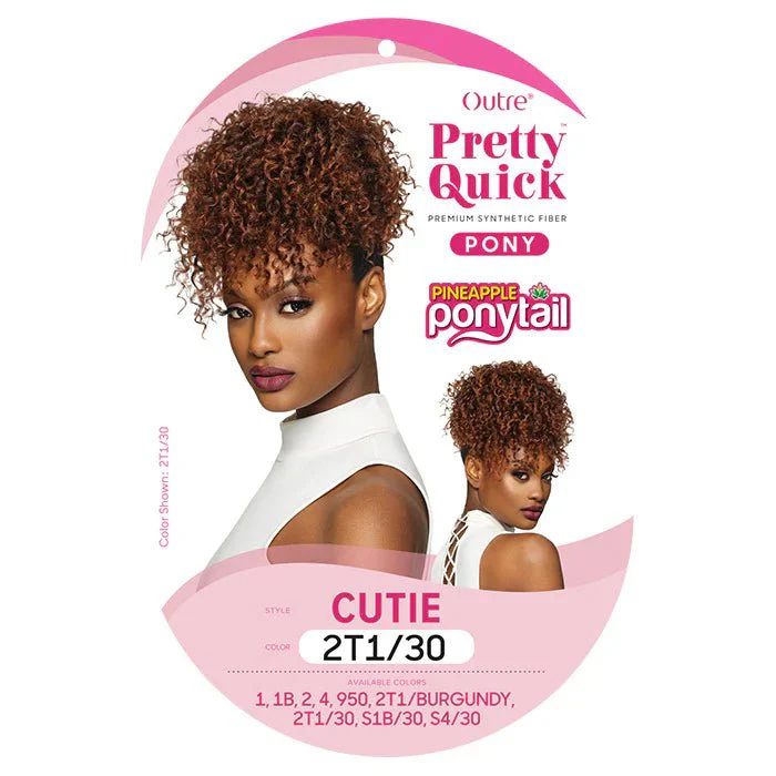 Outre Pretty Quick Pineapple Ponytail – Cutie - Image 4