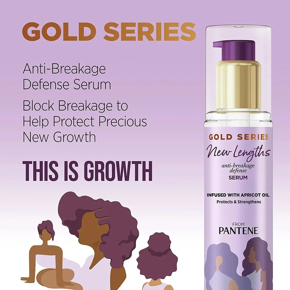 Pantene Gold Series New Lengths Anti-Breakage Serum - 3 fl oz - Image 5