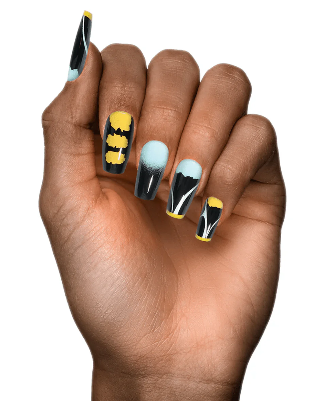 Absolute New York Beautifly Press-On Nails - Coffin Medium - Image 21