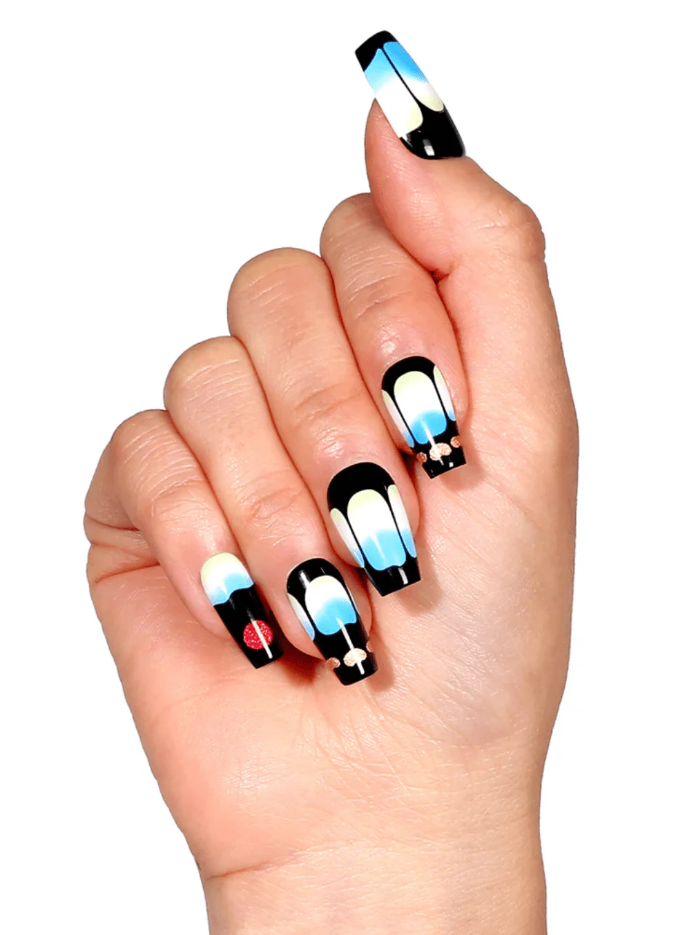 Absolute New York Beautifly Press-On Nails - Coffin Medium - Image 27