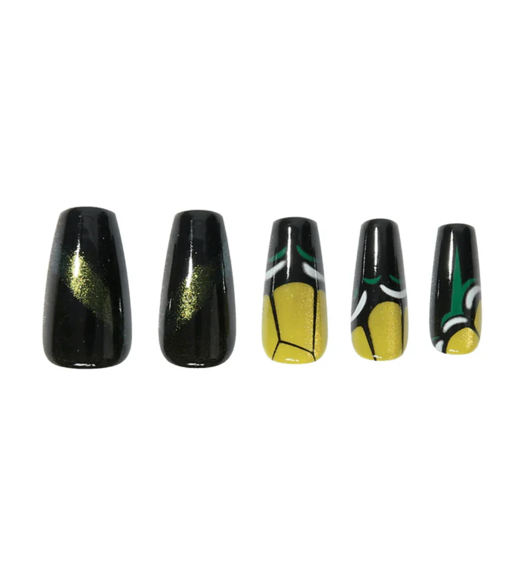 Absolute New York Beautifly Press-On Nails - Coffin Medium - Image 5