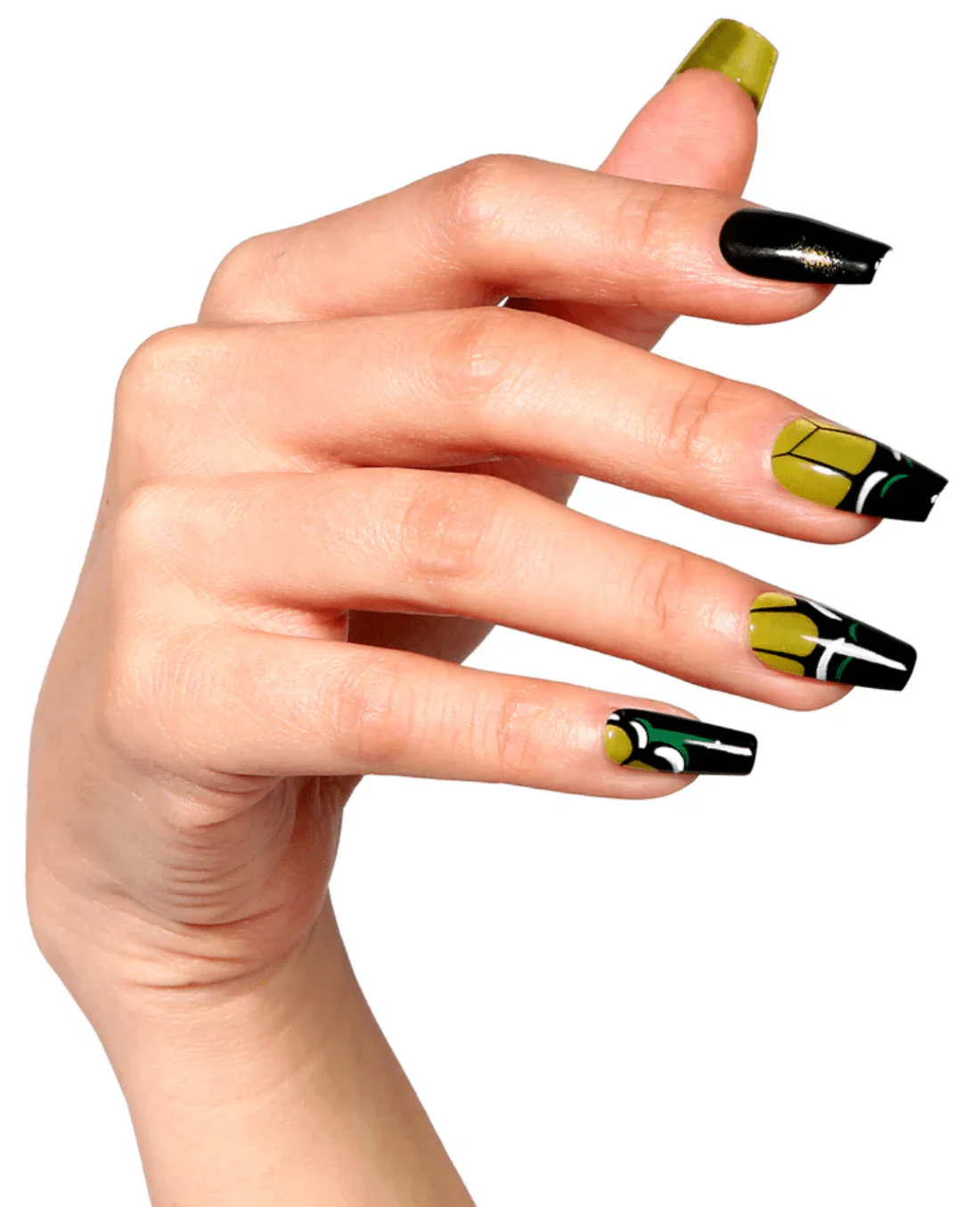 Absolute New York Beautifly Press-On Nails - Coffin Medium - Image 6