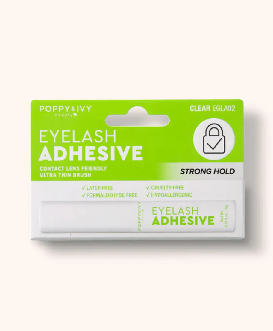 Poppy & Ivy Brush Lash Adhesive Black & Clear - 5g - Image 3