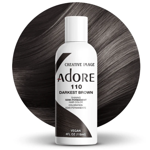 Adore Creative Image Semi-Permanent Hair Color Midnight Elegance - 4oz - Image 8