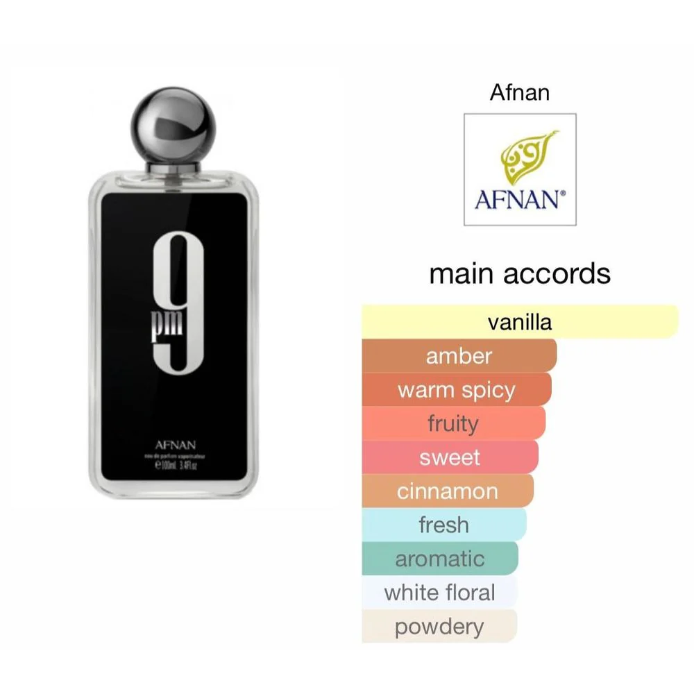 Afnan 9PM Eau de Parfum Spray 3.4 oz - Image 4