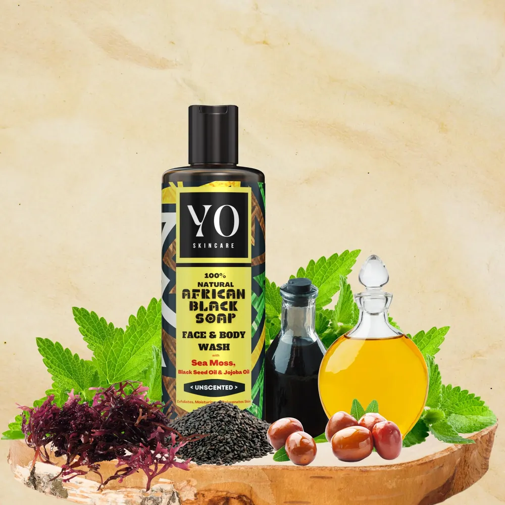 African Black Soap w/ Sea Moss, Black Seed & Jojoba – 8 oz - Image 4