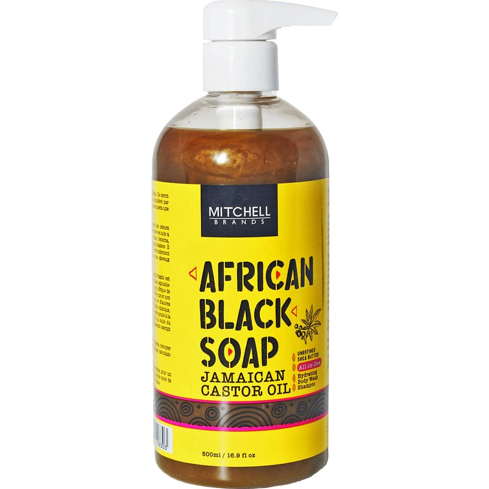 Mitchell Brands African Black Castor Oil Soap - 16.9oz