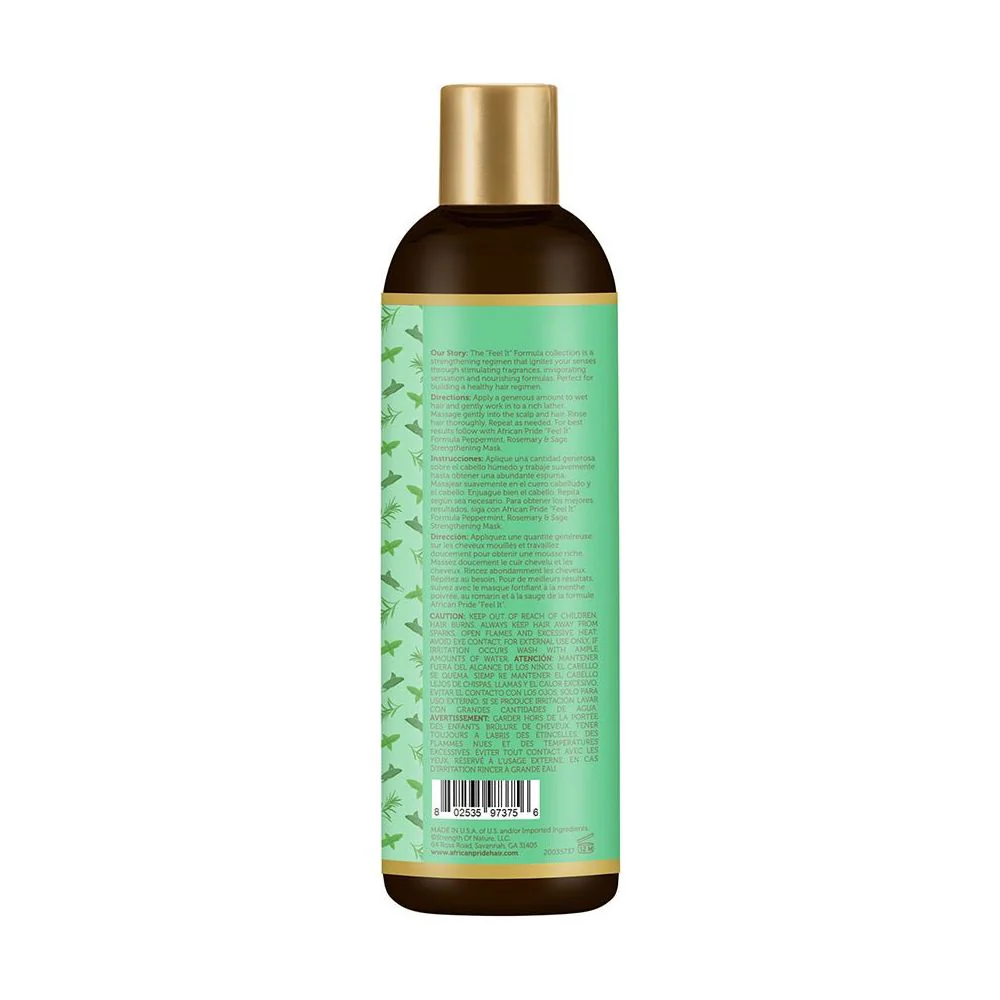 African Pride FEEL IT Strengthening Hair Care – 12 oz - Image 2