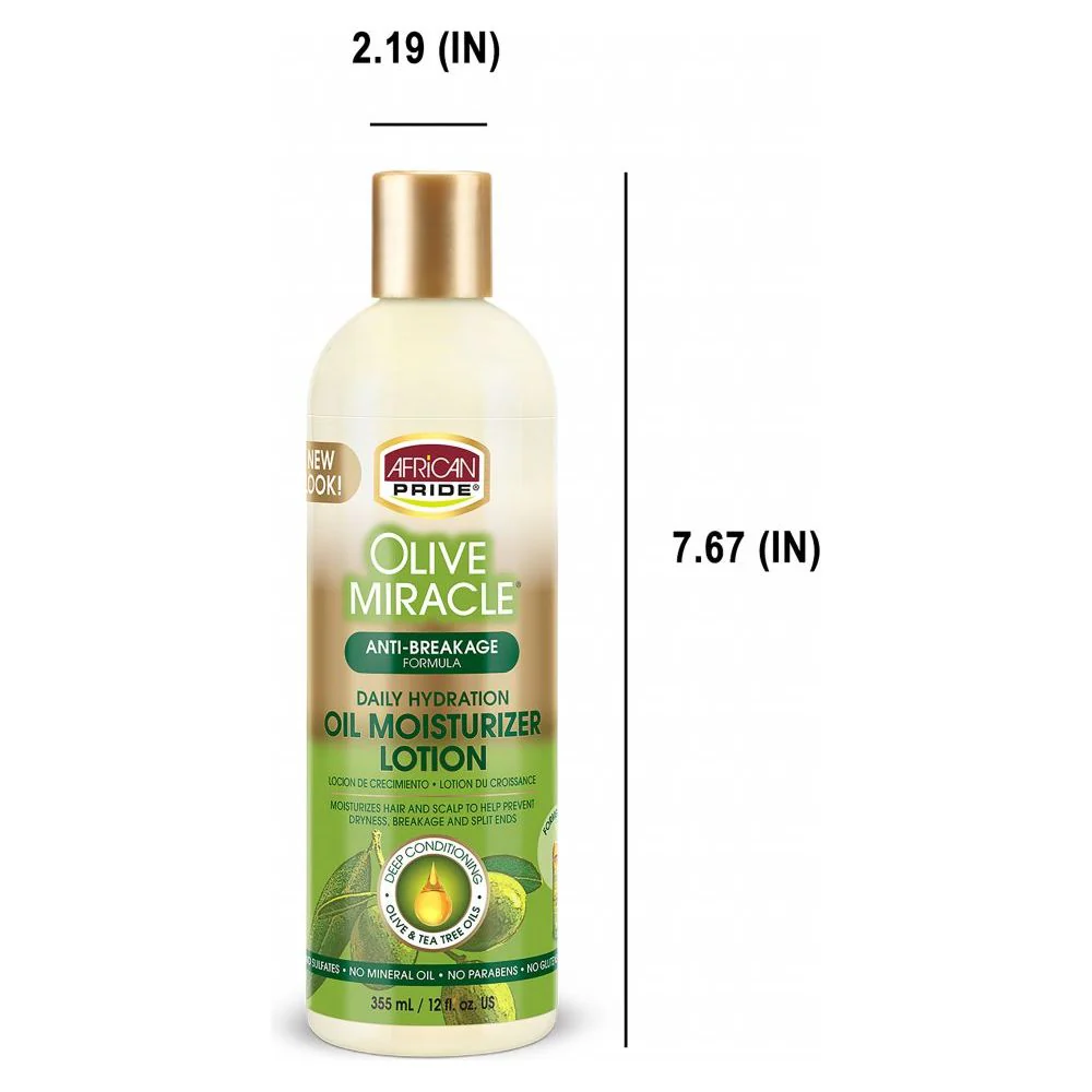 African Pride Olive Miracle Oil Moisturizing Lotion - 12 fl oz - Image 5