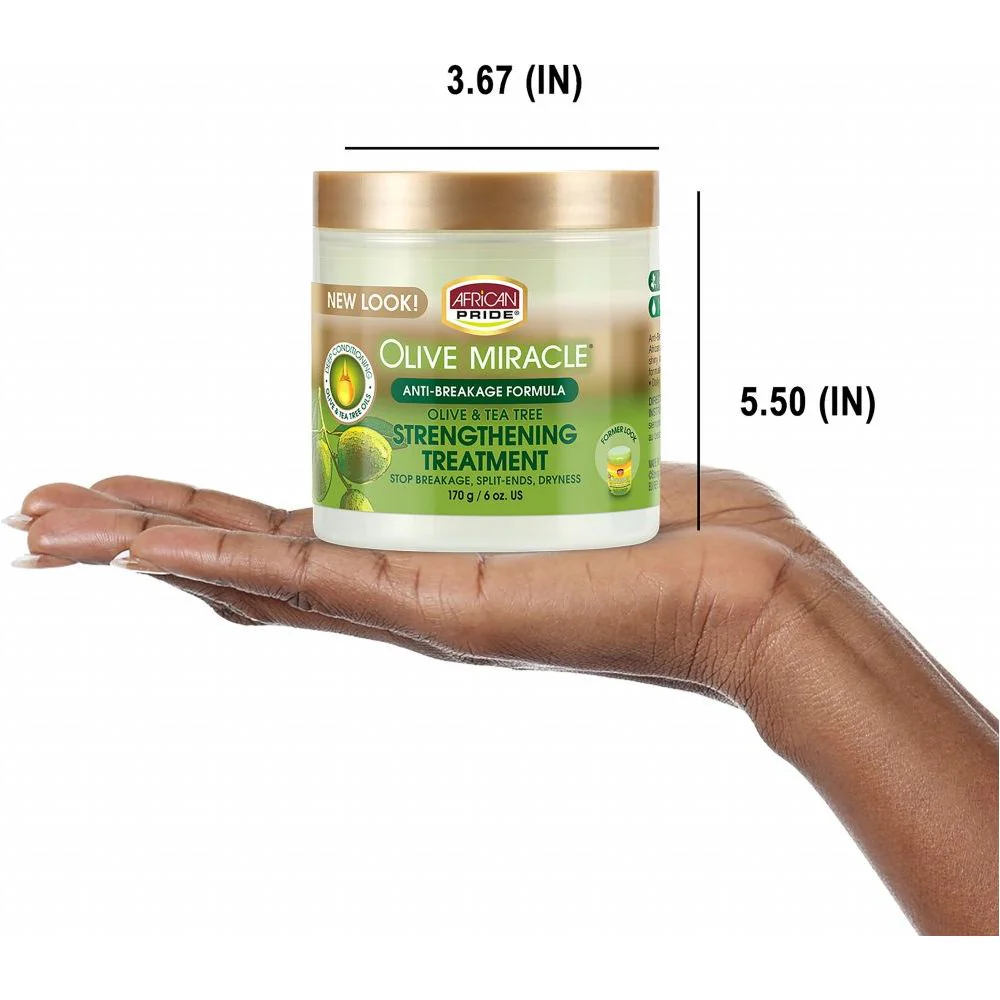 African Pride Olive Miracle Strengthening Treatment - 6 oz - Image 5
