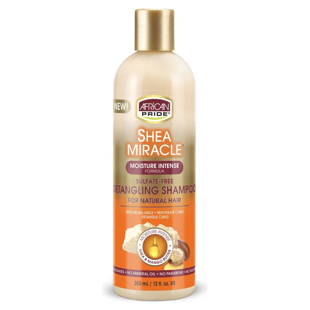 African Pride Shea Miracle Detangling Shampoo โ 12 oz