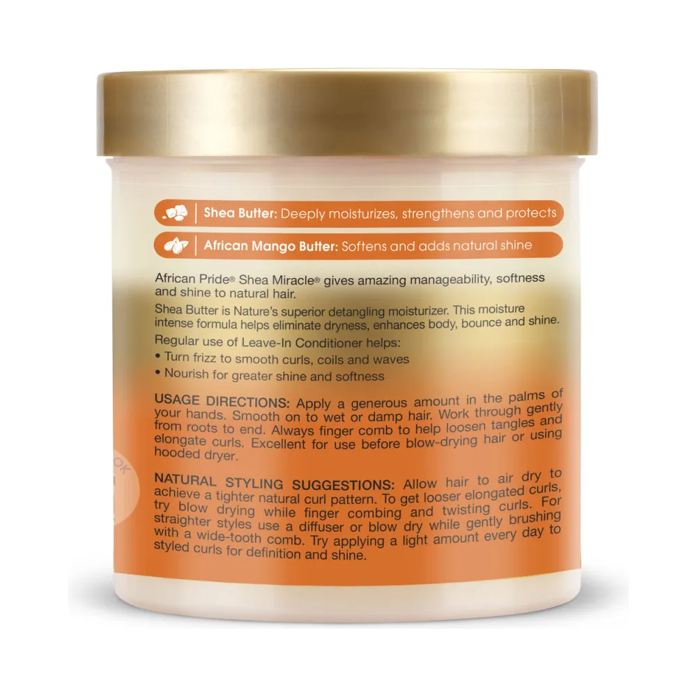 African Pride Shea Miracle Leave-In Conditioner – 15 oz - Image 2