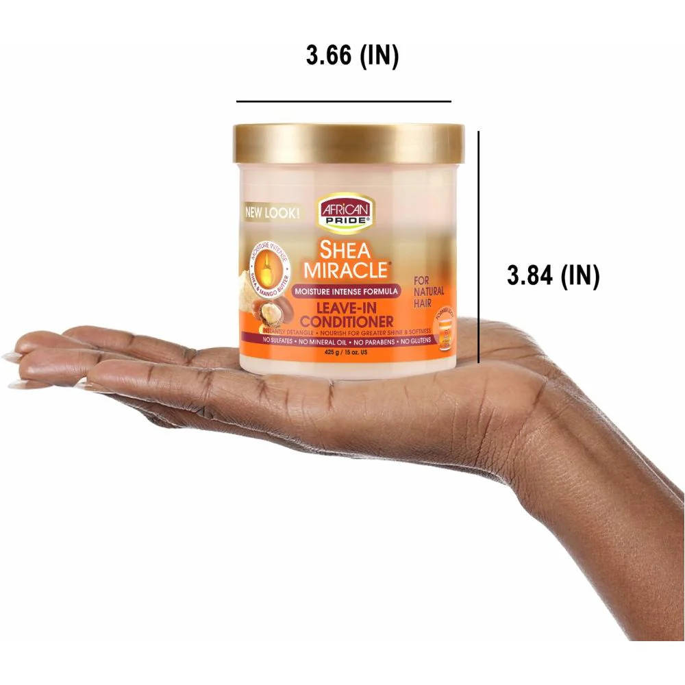 African Pride Shea Miracle Leave-In Conditioner – 15 oz - Image 5
