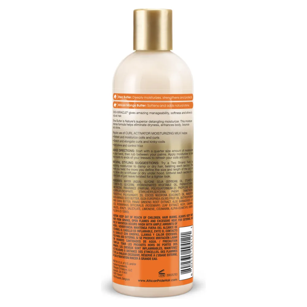 African Pride Shea Miracle Moisturizing Milk – 12 oz - Image 2