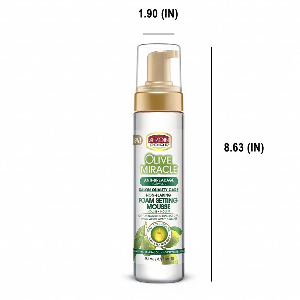 African Pride Styling Mousse – 8.5 fl oz - Image 3