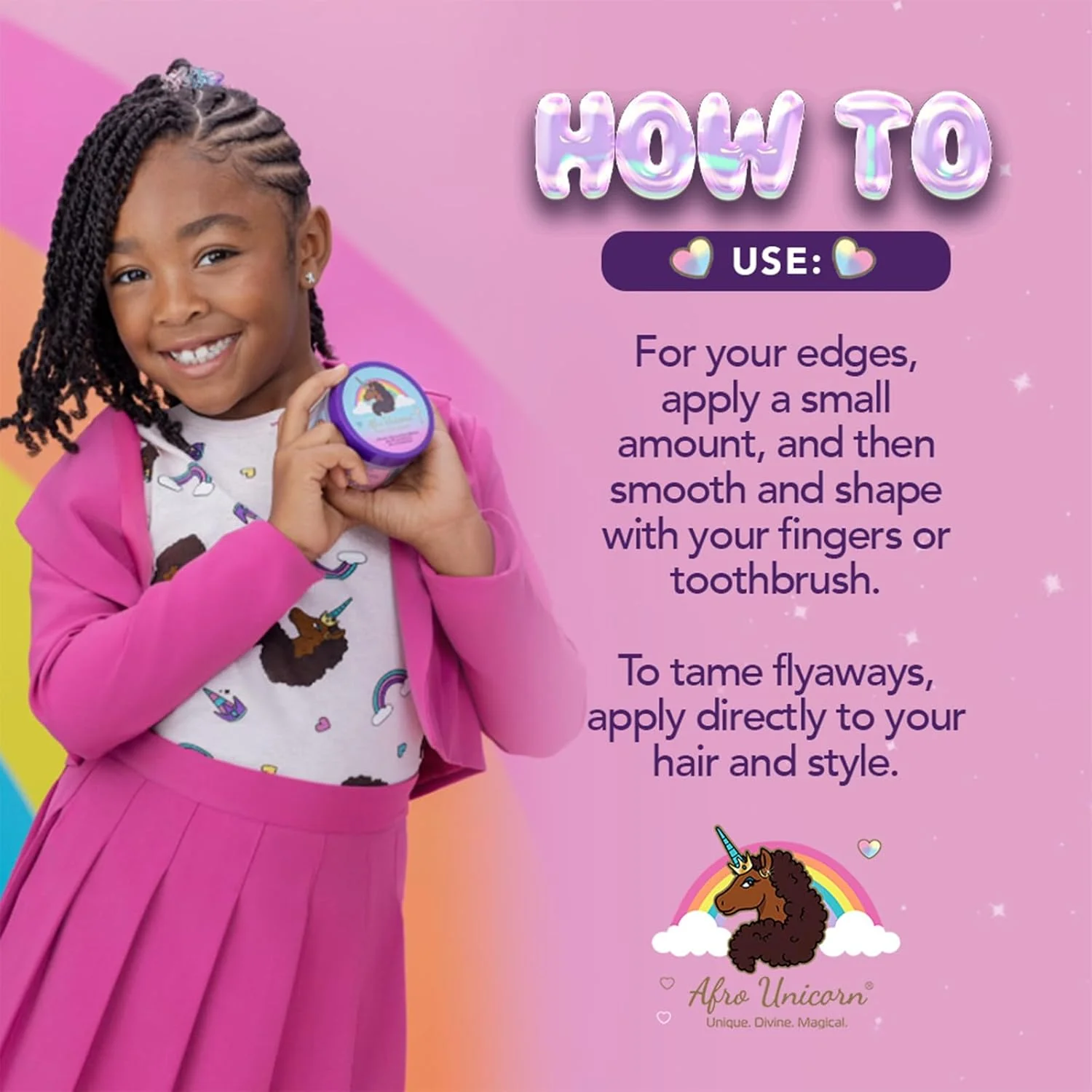 Afro Unicorn Magical Tresses Edges & More - 4oz - Image 3