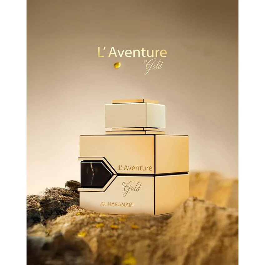 Al Haramain L'Aventure Gold Eau De Parfum – 3.4oz - Image 2