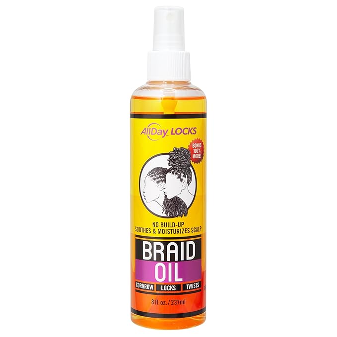 AllDay Locks Braid Oil β Moisturize & Strengthen 8oz