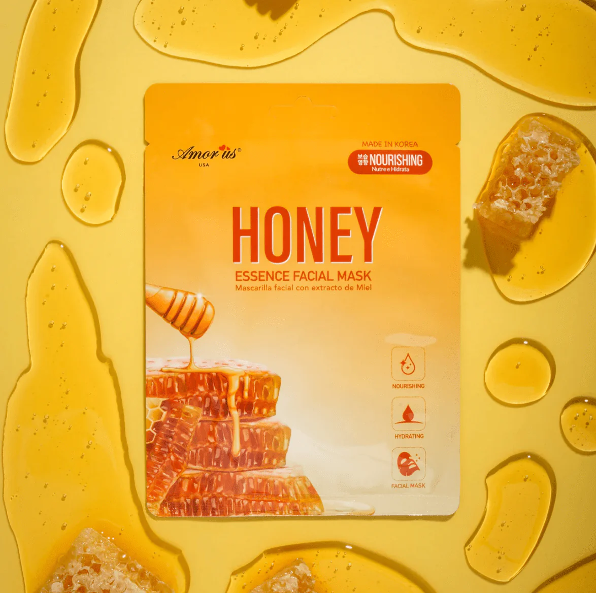 Amor Us Facial Sheet Mask - 25g - Image 4