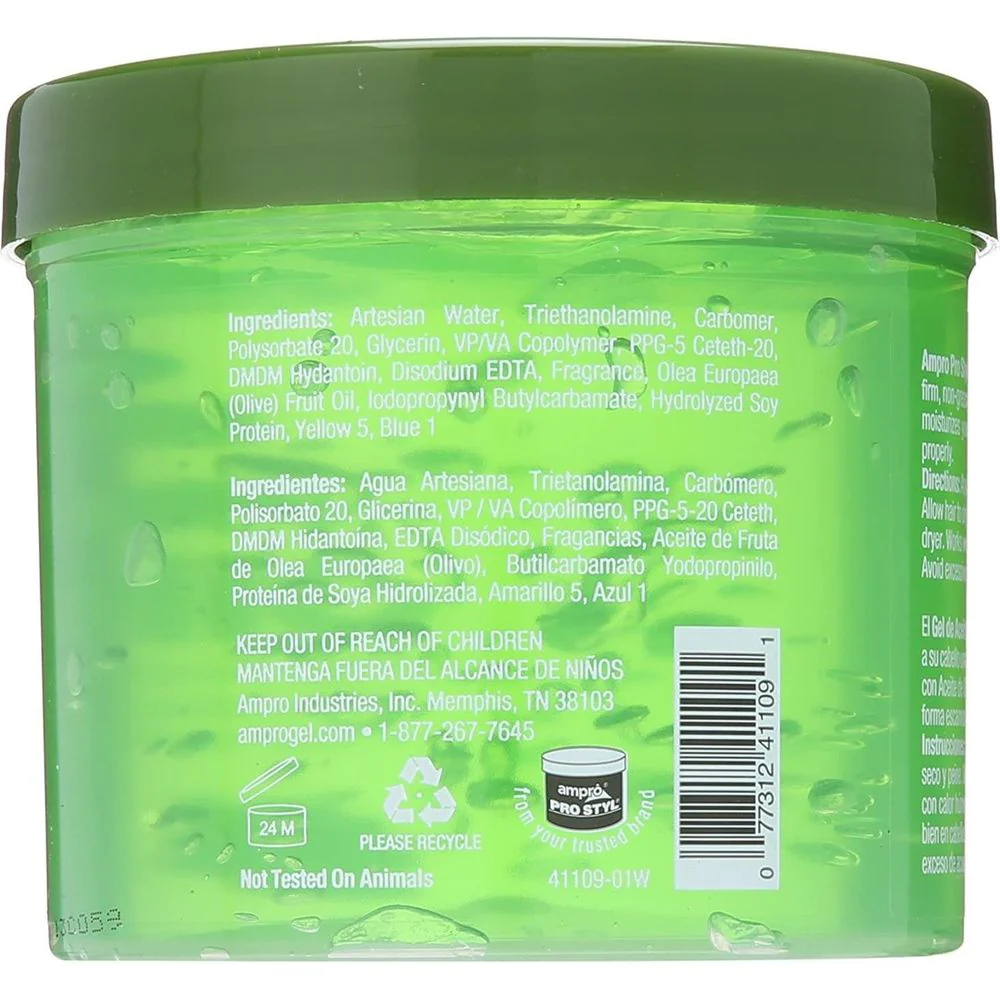 Ampro Pro Styl Nourishing Hair Styling Gel – Olive Oil - Image 4