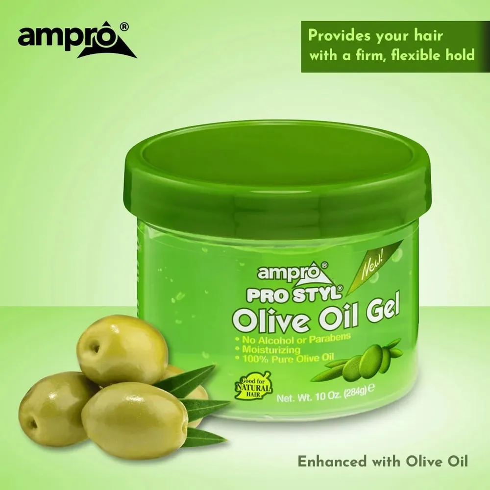 Ampro Pro Styl Nourishing Hair Styling Gel – Olive Oil - Image 5