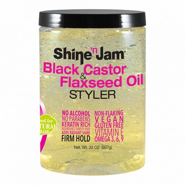 Ampro Shine ‘n Jam – Black Castor & Flaxseed Oil Styler - Image 3