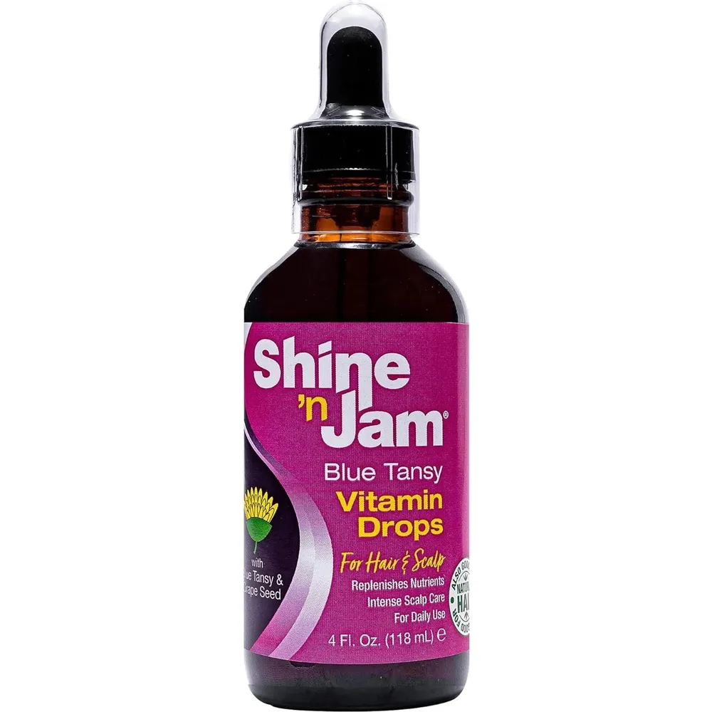 Ampro Shine n Jam Hair Oil - Nourishing Scalp and Hair Treatment Drops 4 oz - Image 3