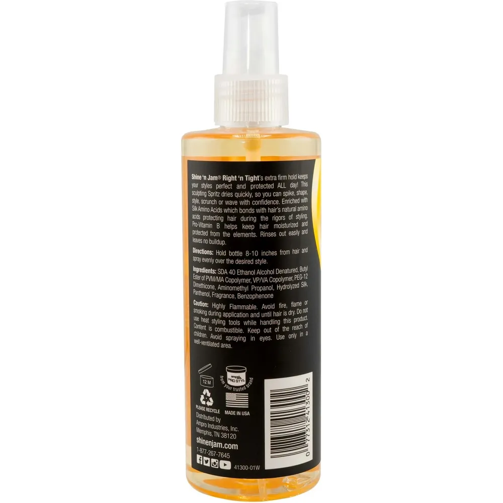Ampro Shine 'n Jam Right 'N Tight Sculpting Spritz – 8 oz - Image 3