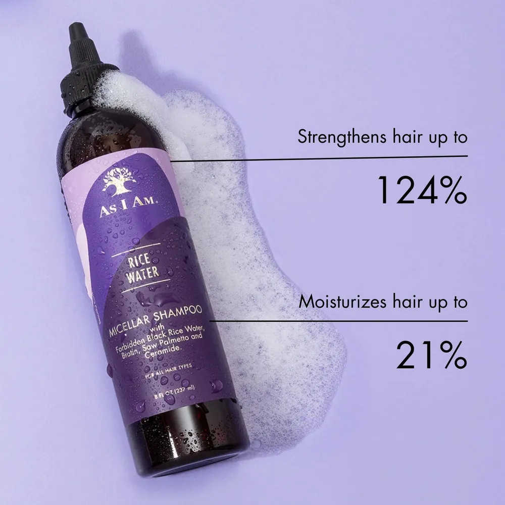 As I Am Rice Water Shampoo & Conditioner – 8 oz - Image 5