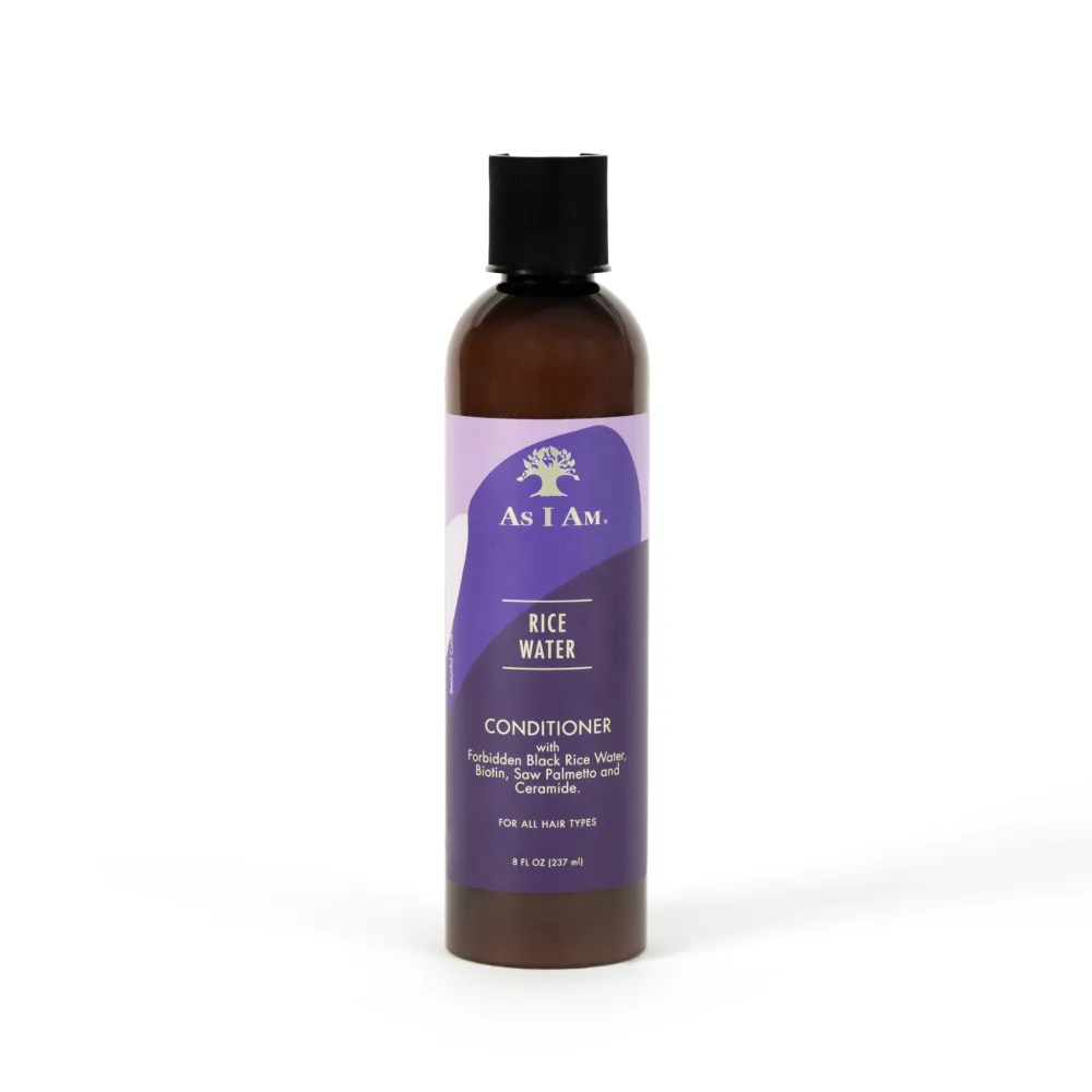 As I Am Rice Water Shampoo & Conditioner – 8 oz - Image 9