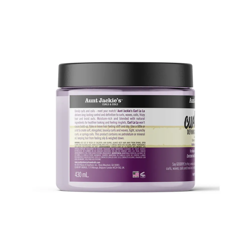 Aunt Jackie’s Curl La La Defining Curl Custard – 15 oz - Image 3