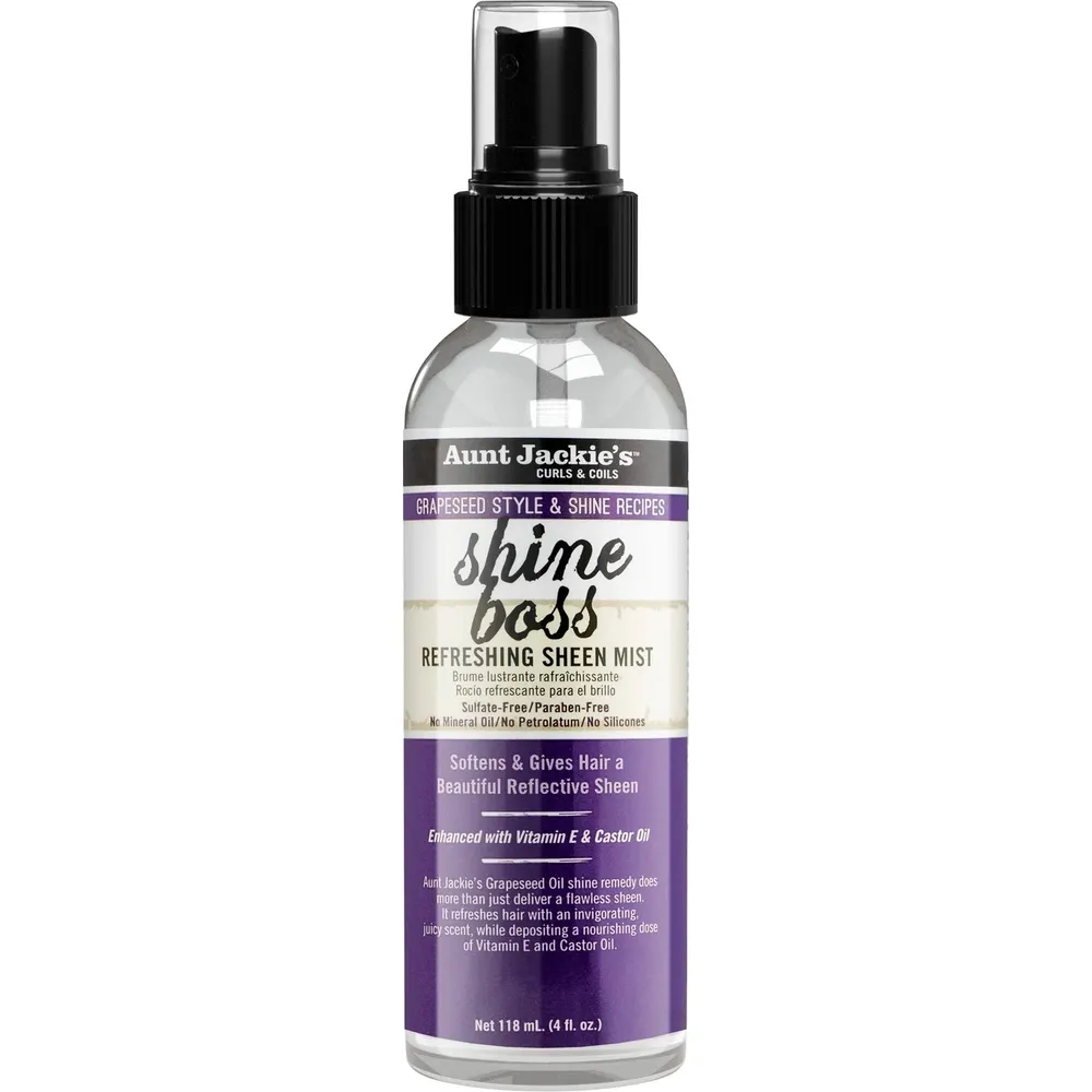 Aunt Jackie’s Grapeseed Shine Boss Sheen Mist - 4 oz - Image 2
