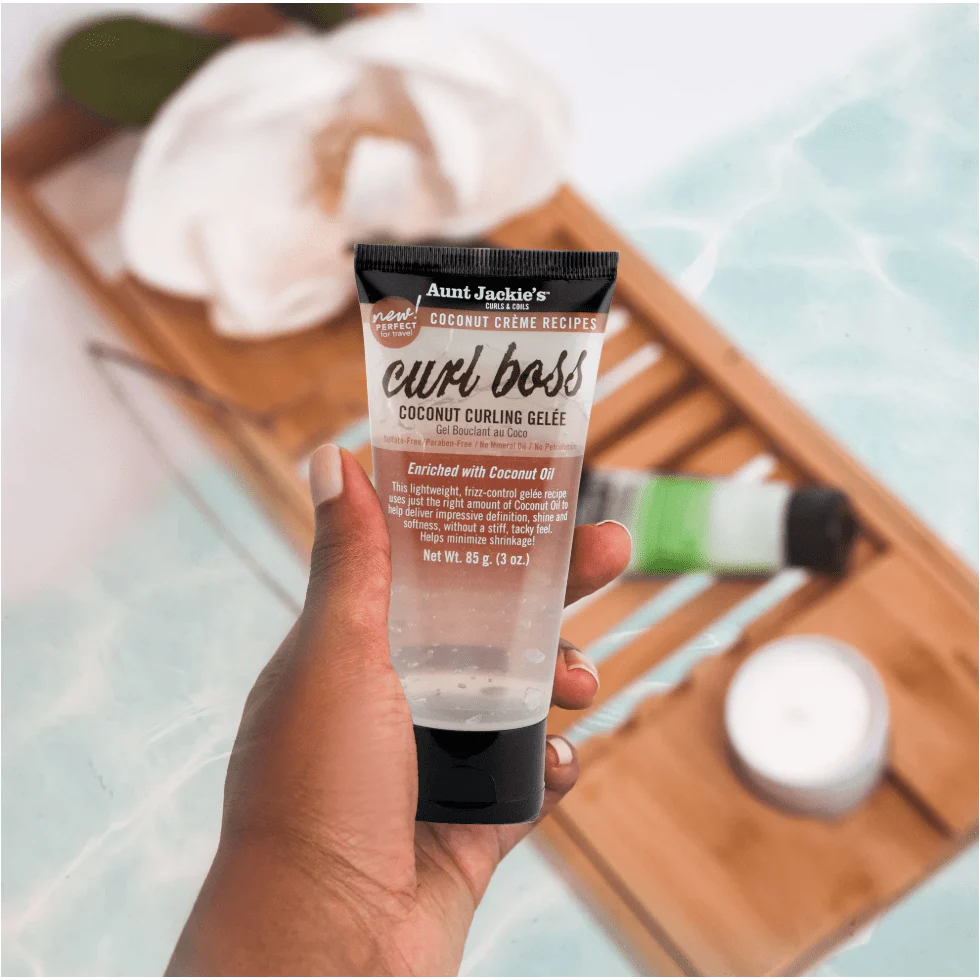 Aunt Jackie’s Curl Boss Coconut Curling Gelée – 3 oz - Image 2