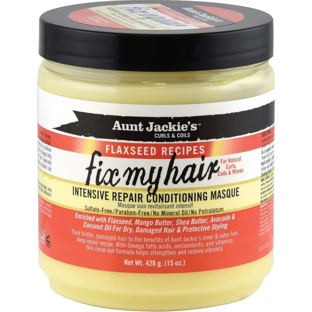 Aunt Jackie’s Fix My Hair Intensive Repair Masque - 15 oz - Image 2