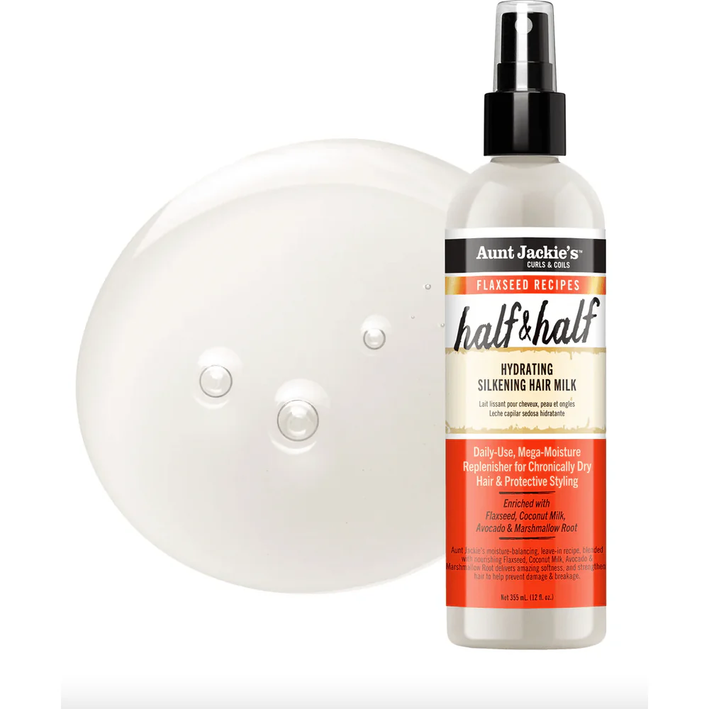 Aunt Jackie’s Flaxseed Half & Half Hydrating Hair Milk - 12 oz - Image 4