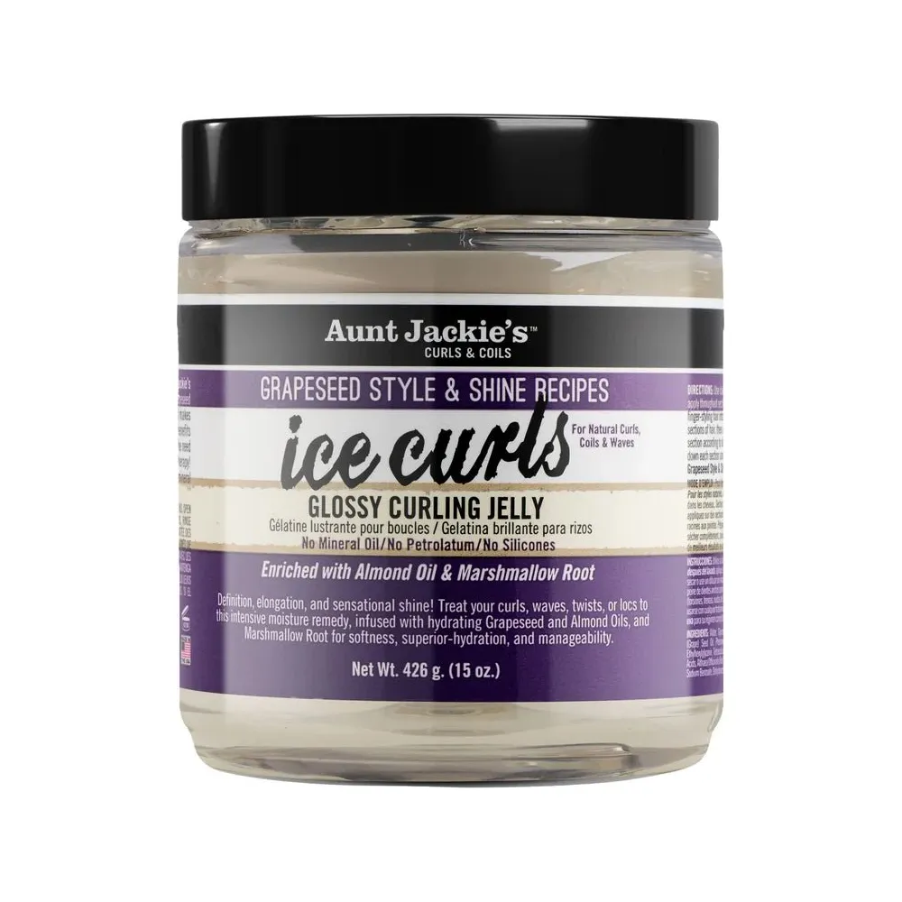 Aunt Jackie’s Grapeseed Ice Curls Curling Gel – 15 oz - Image 4