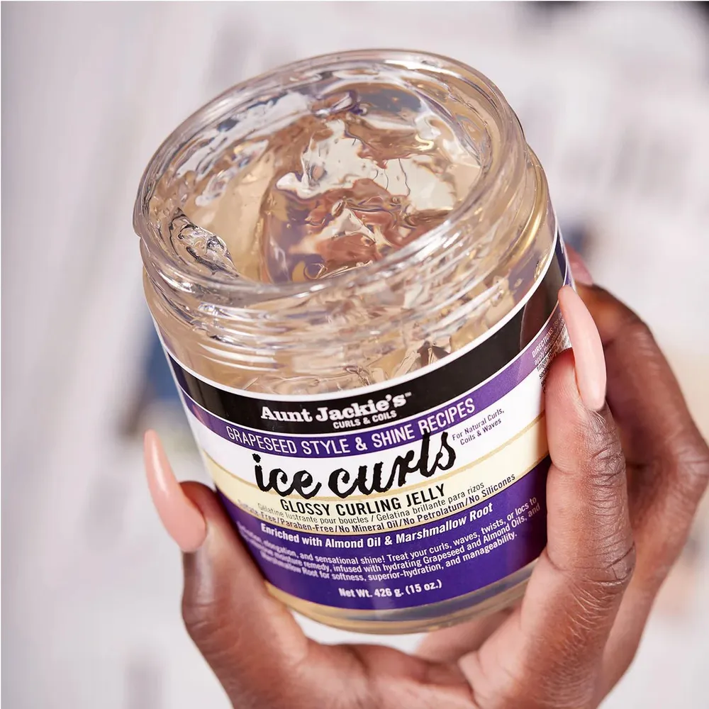 Aunt Jackie’s Grapeseed Ice Curls Curling Gel – 15 oz - Image 5