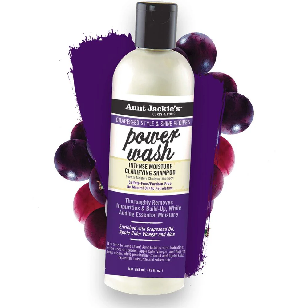 Aunt Jackie’s Grapeseed Power Wash Shampoo - 12 oz