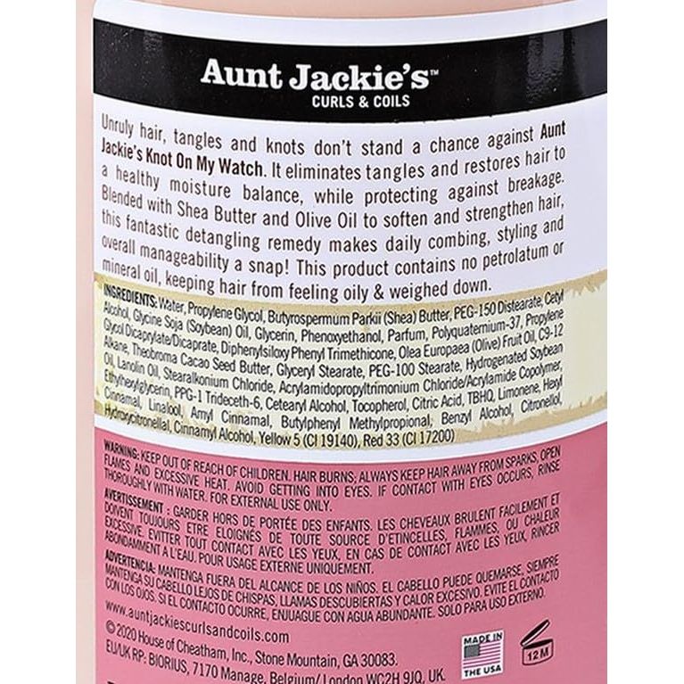 Aunt Jackie’s Knot On My Watch Detangler - 12 oz - Image 3