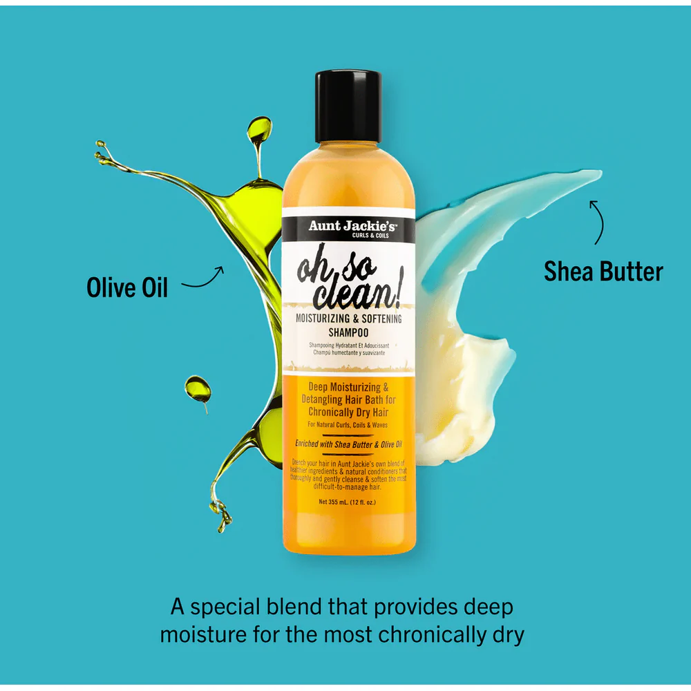Aunt Jackie’s Oh So Clean Shampoo - 12 oz - Image 2