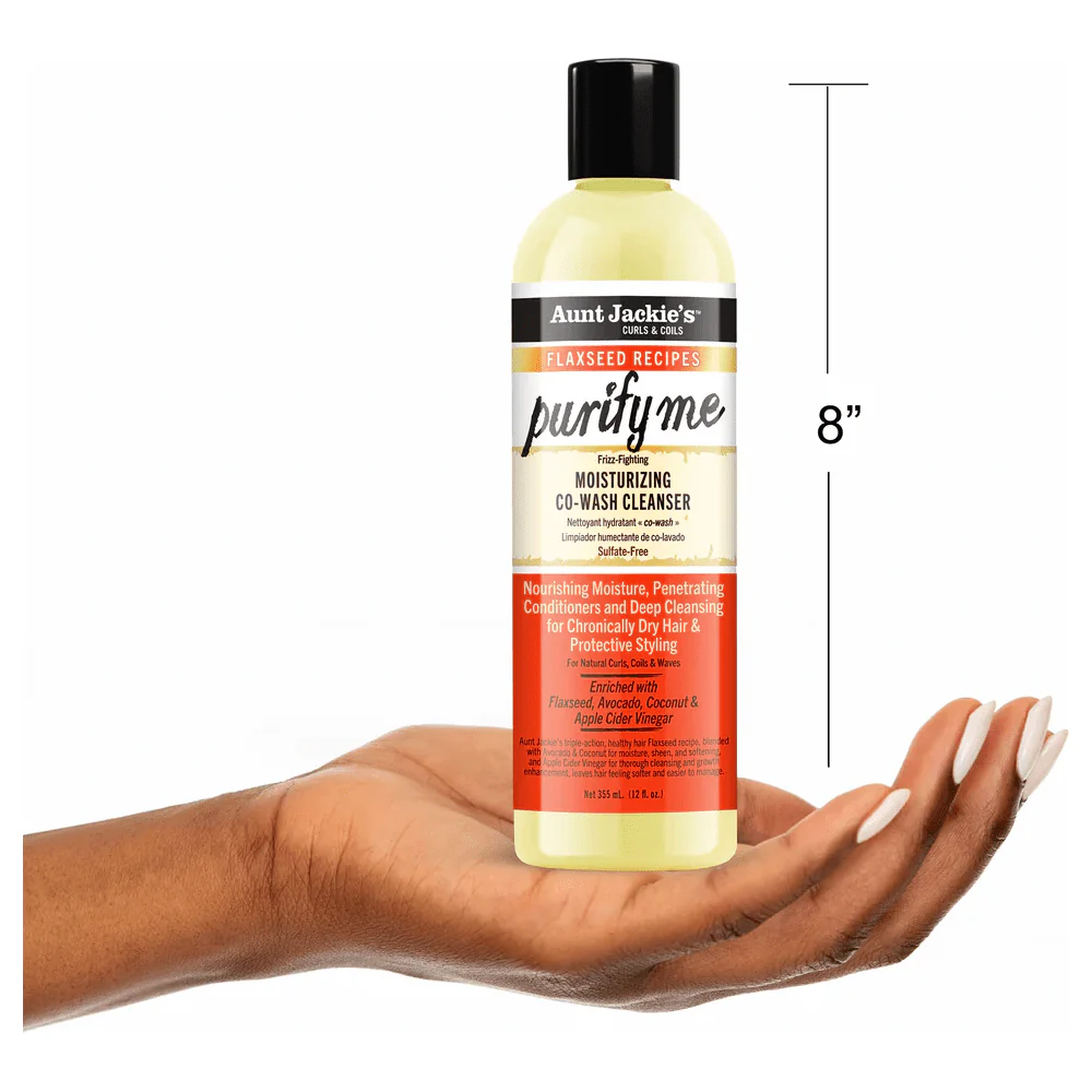 Aunt Jackie’s Purify Me Co-Wash Cleanser – 12 oz - Image 5