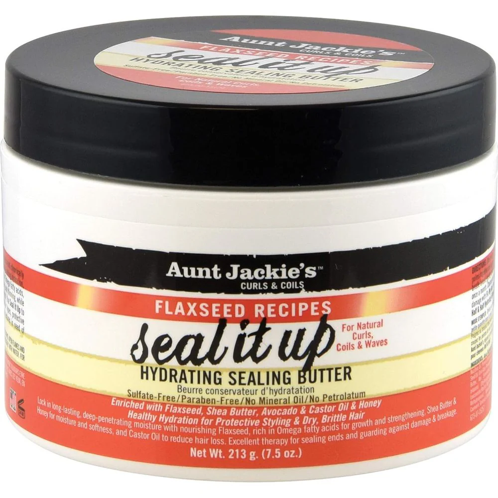 Aunt Jackie’s Seal It Up Hydrating Sealing Butter - 7.5 oz - Image 2