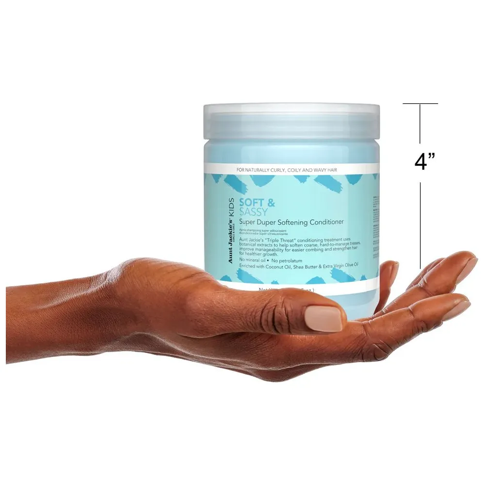Aunt Jackie's Kids Soft & Sassy Softening Conditioner – 15 oz - Image 6