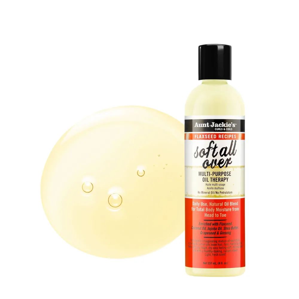 Aunt Jackie's Soft All Over Multi-Purpose Oil – 8 fl oz - Image 4
