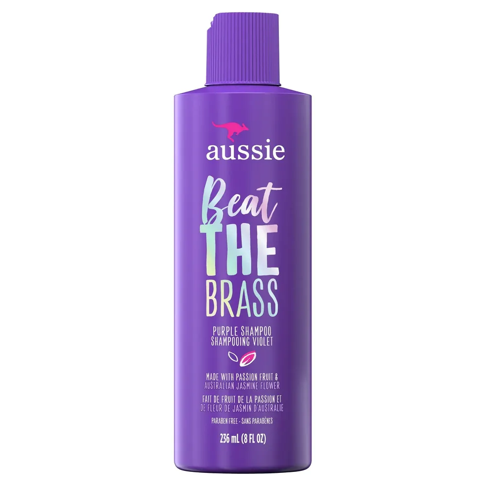 Aussie Beat the Brass Purple Shampoo 8oz