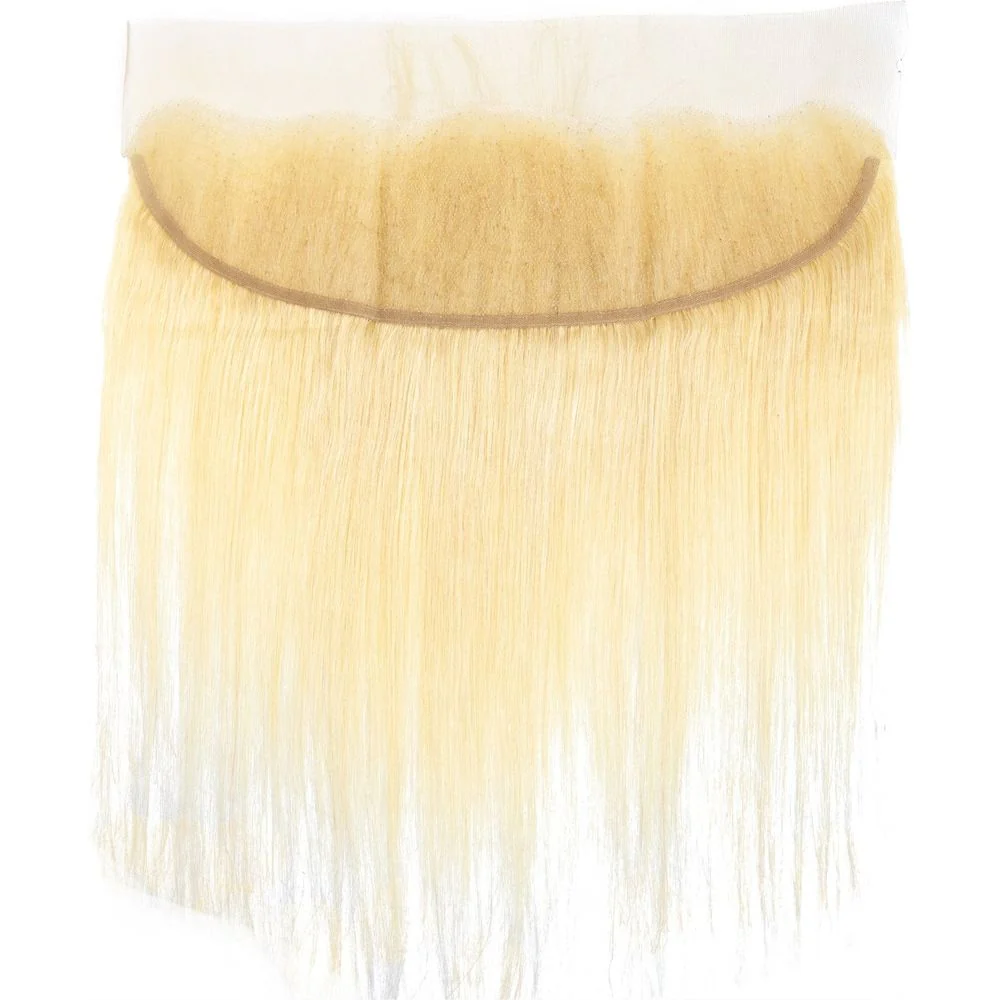 B & B Gold 100% Brazilian Human Hair 13x4 Lace Frontal - #613 - Image 7