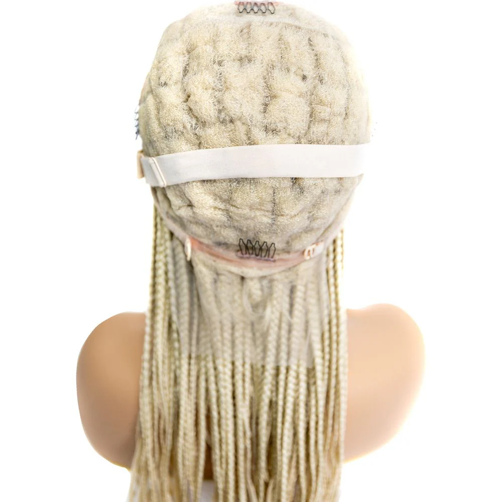 B & B Knotless Synthetic Braided Full Lace Wig - Micro Boho French Curl - Image 11