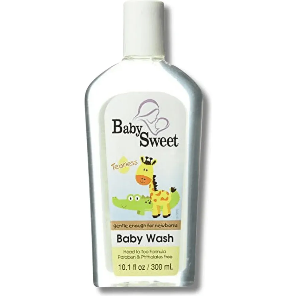 Baby Sweet Gentle Baby Wash Safe for Newborns – 10.1 oz