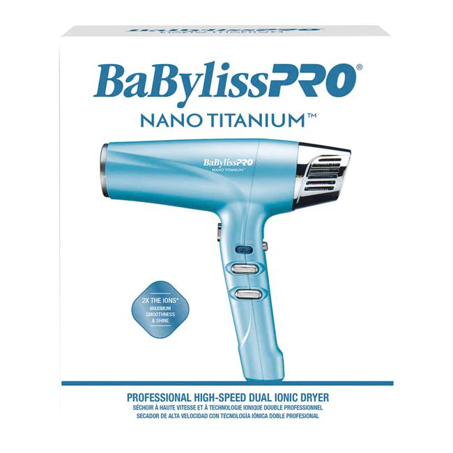 BaBylissPRO Nano Titanium Dual Ionic Dryer – 1875W - Image 2