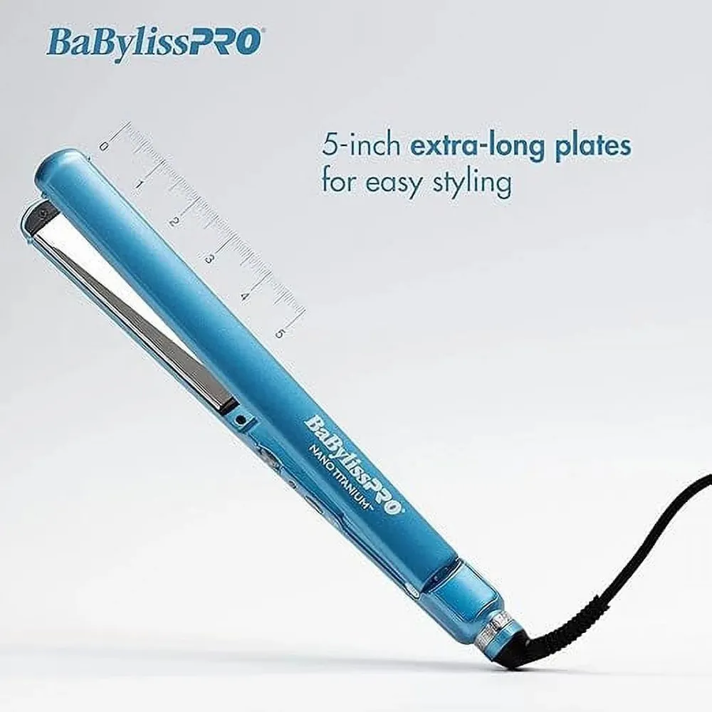 BaBylissPRO Nano Titanium Straightener – 1.25" - Image 4